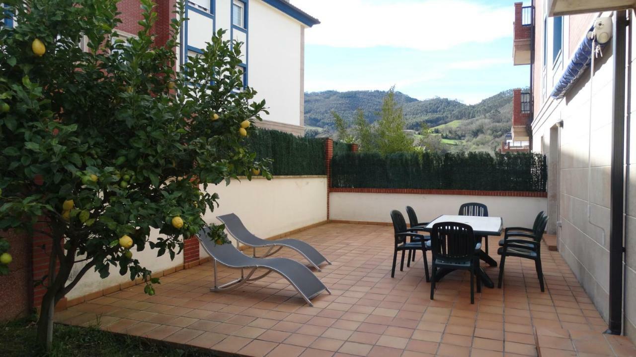 Apartamento Con Terraza Y Jardín En Bakio Exterior foto